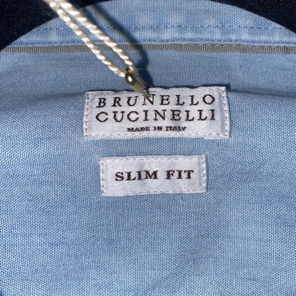 NEW Brunello Cucinelli Lightweight Oxford basic fit shirt with tags NWT